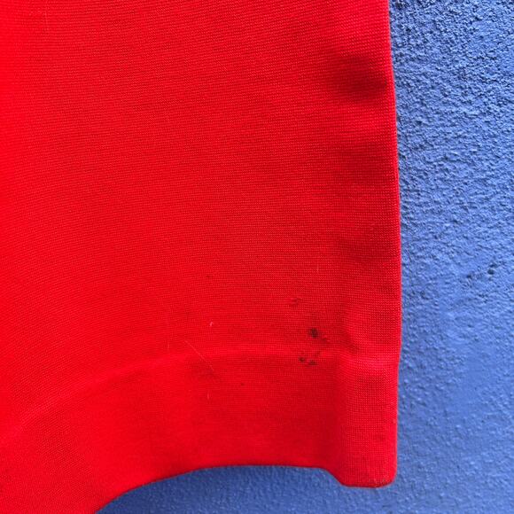 vintage red wide leg cropped pant - Picture 4 of 6